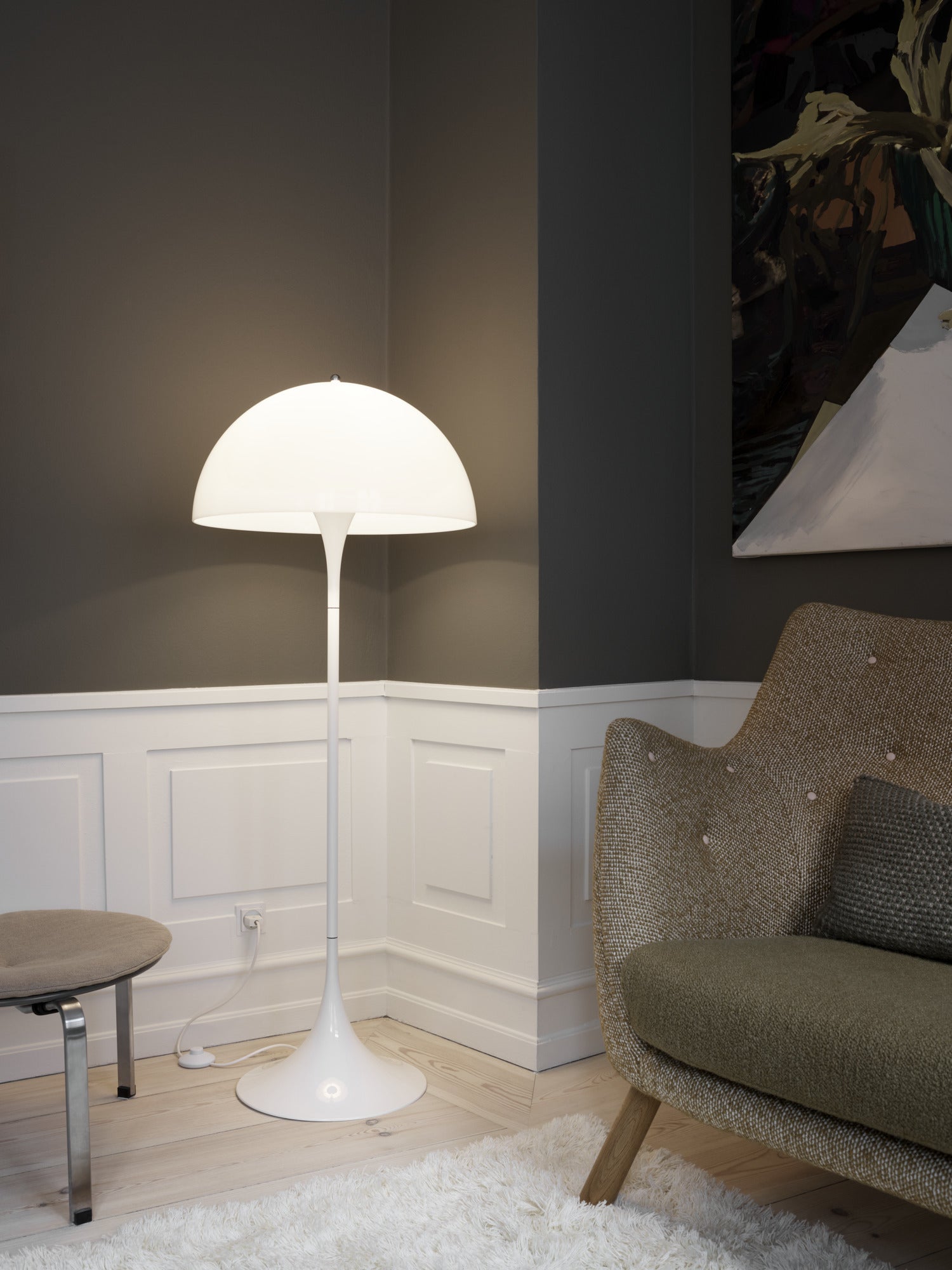 Louis Poulsen Panthella Gulvlampe - Opal