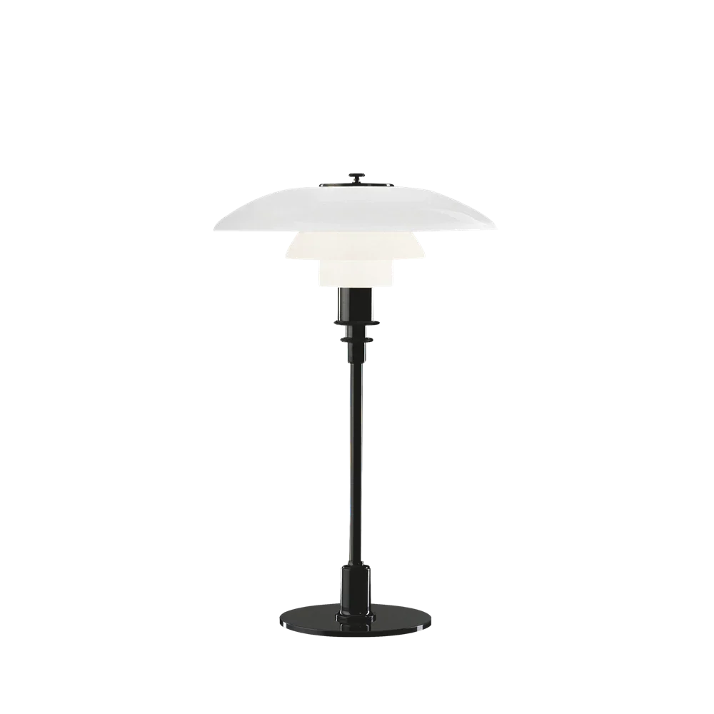 Louis Poulsen PH 3/2 Bordlampe sortforkromet