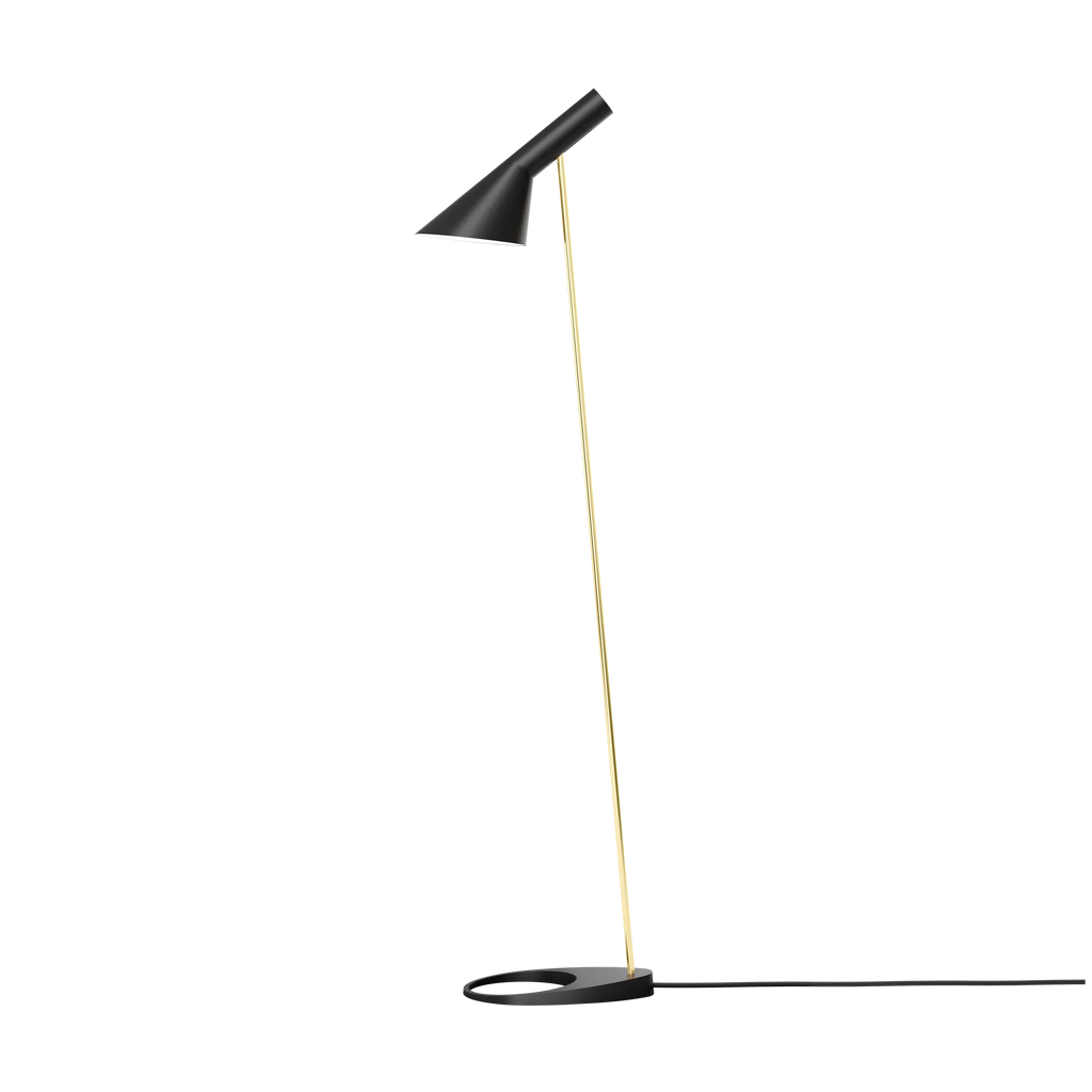 Louis Poulsen AJ Gulvlampe Brass/Black