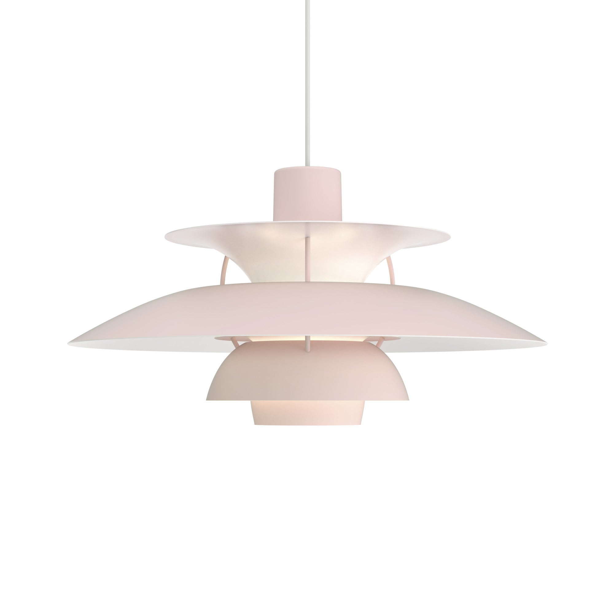 Louis Poulsen Ph 5 pendel - Monokrom - Pale Rose