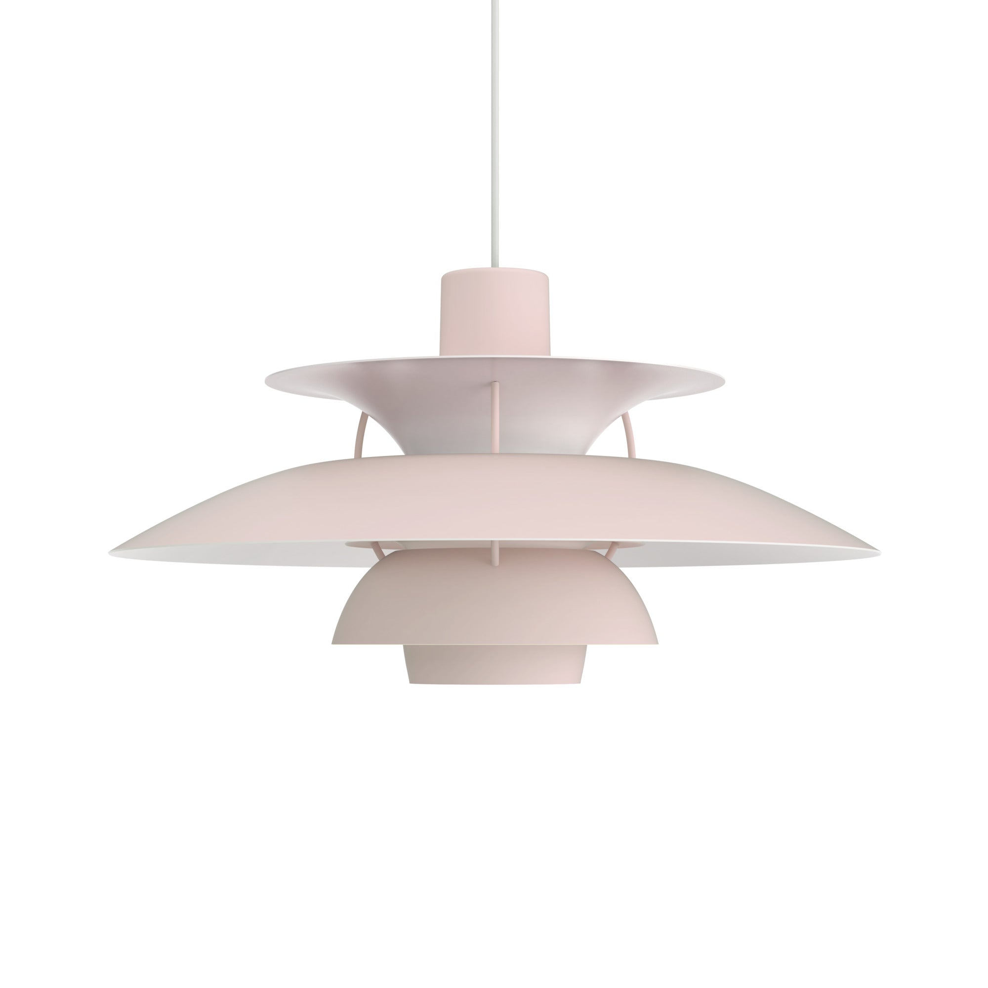 Louis Poulsen Ph 5 pendel - Monokrom - Pale Rose