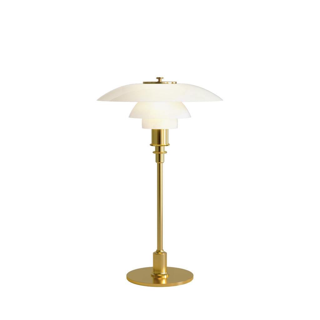 Louis Poulsen PH 3/2 Bordlampe Messing Metalliseret