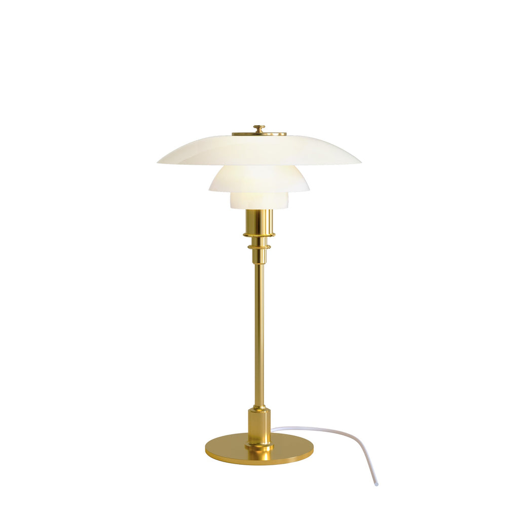 Louis Poulsen PH 3/2 Bordlampe Messing Metalliseret