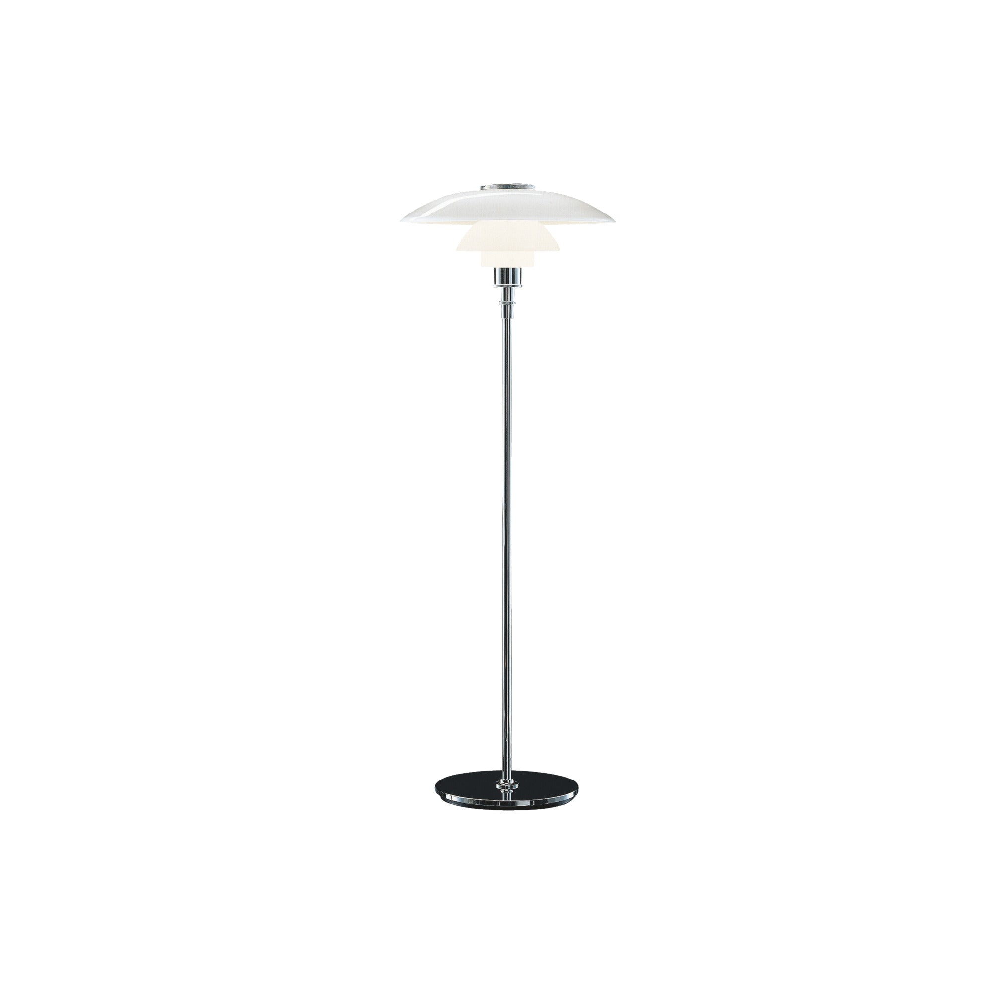 Louis Poulsen - PH 4½-3½ Gulvlampe - Højglansforkromet