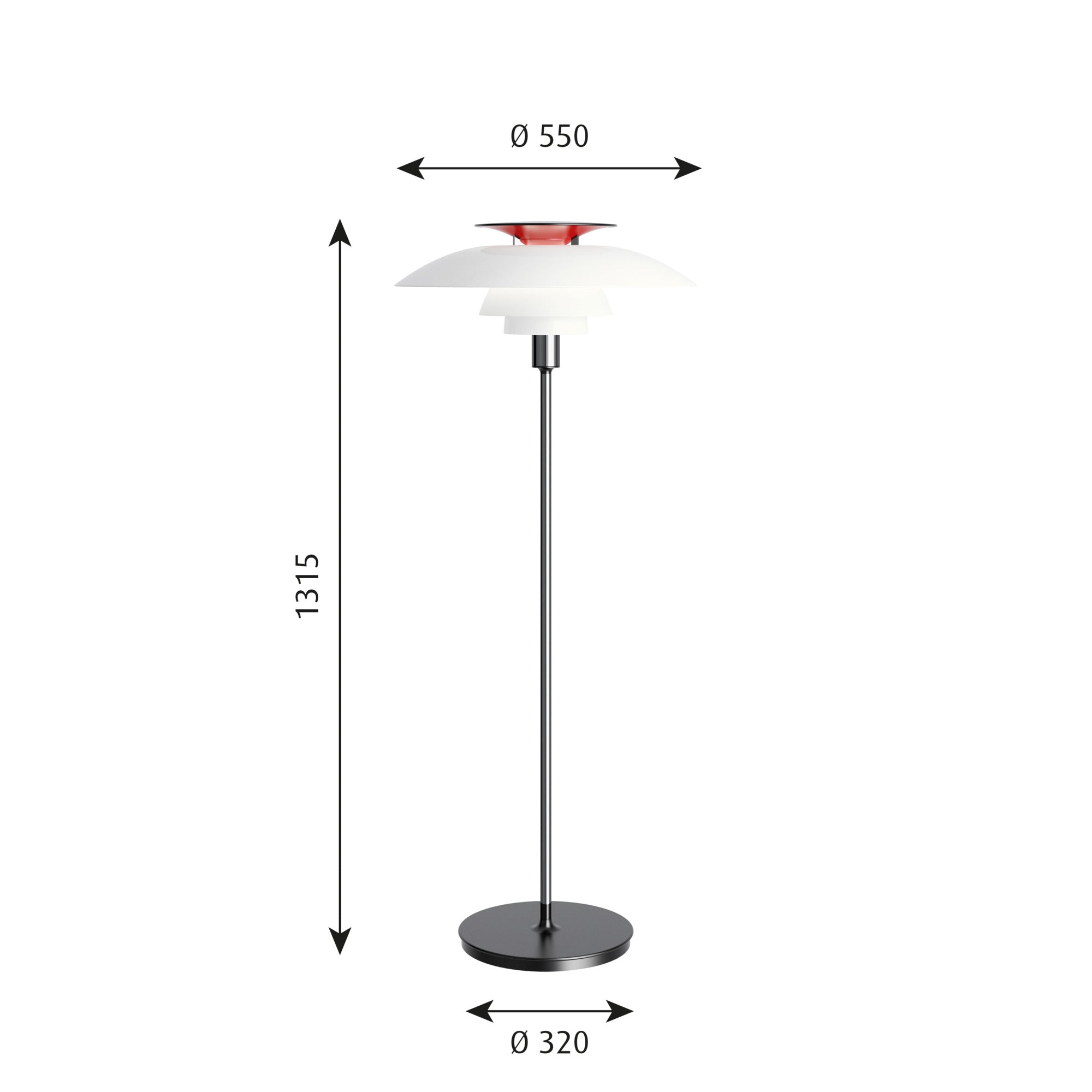 Louis Poulsen - PH 80 Gulvlampe  - Original