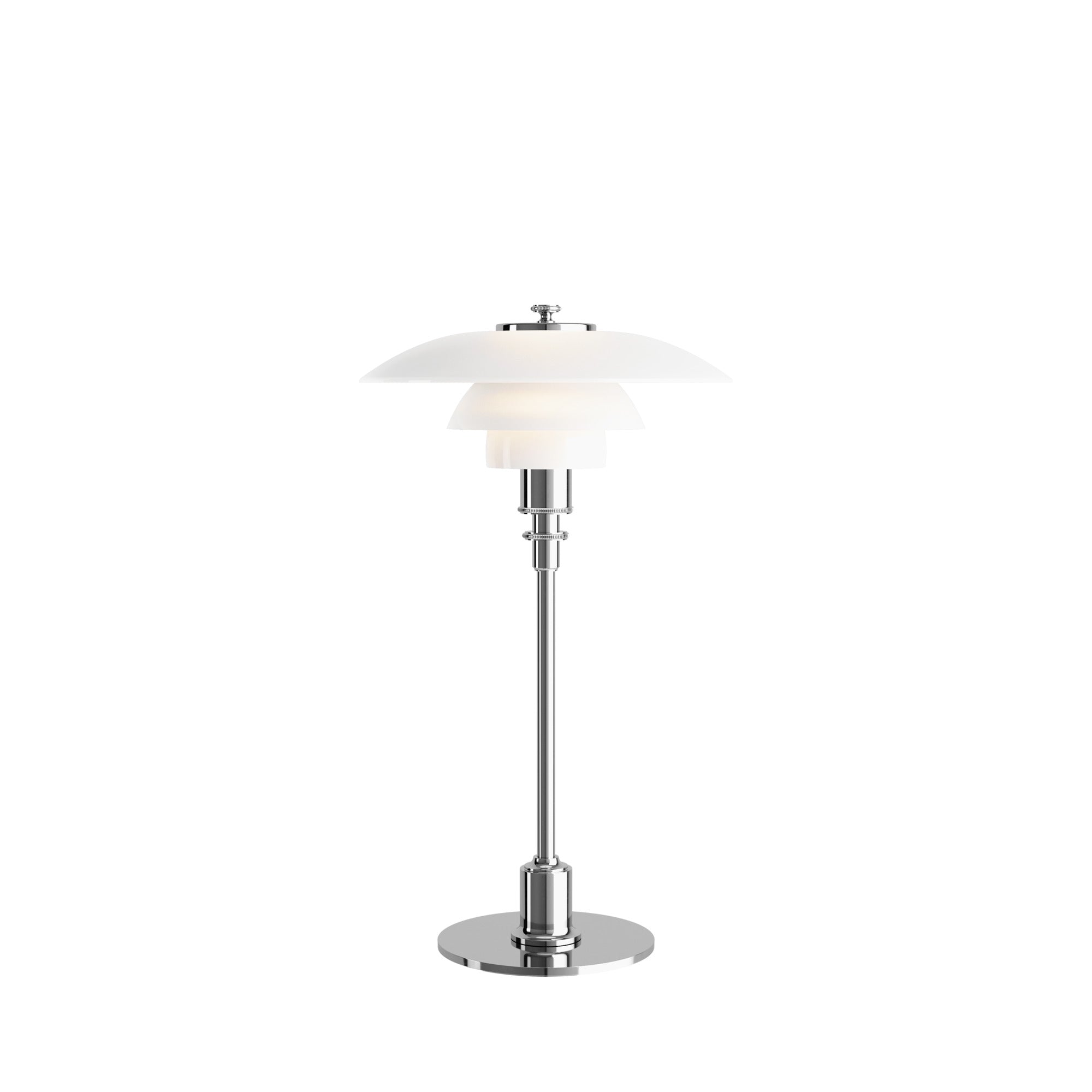 Louis Poulsen PH 2/1 Bordlampe Højglansforkromet