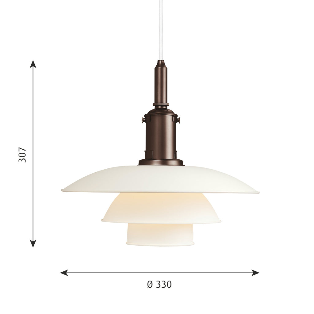 Louis Poulsen 3½-3 Pendel - Hvid