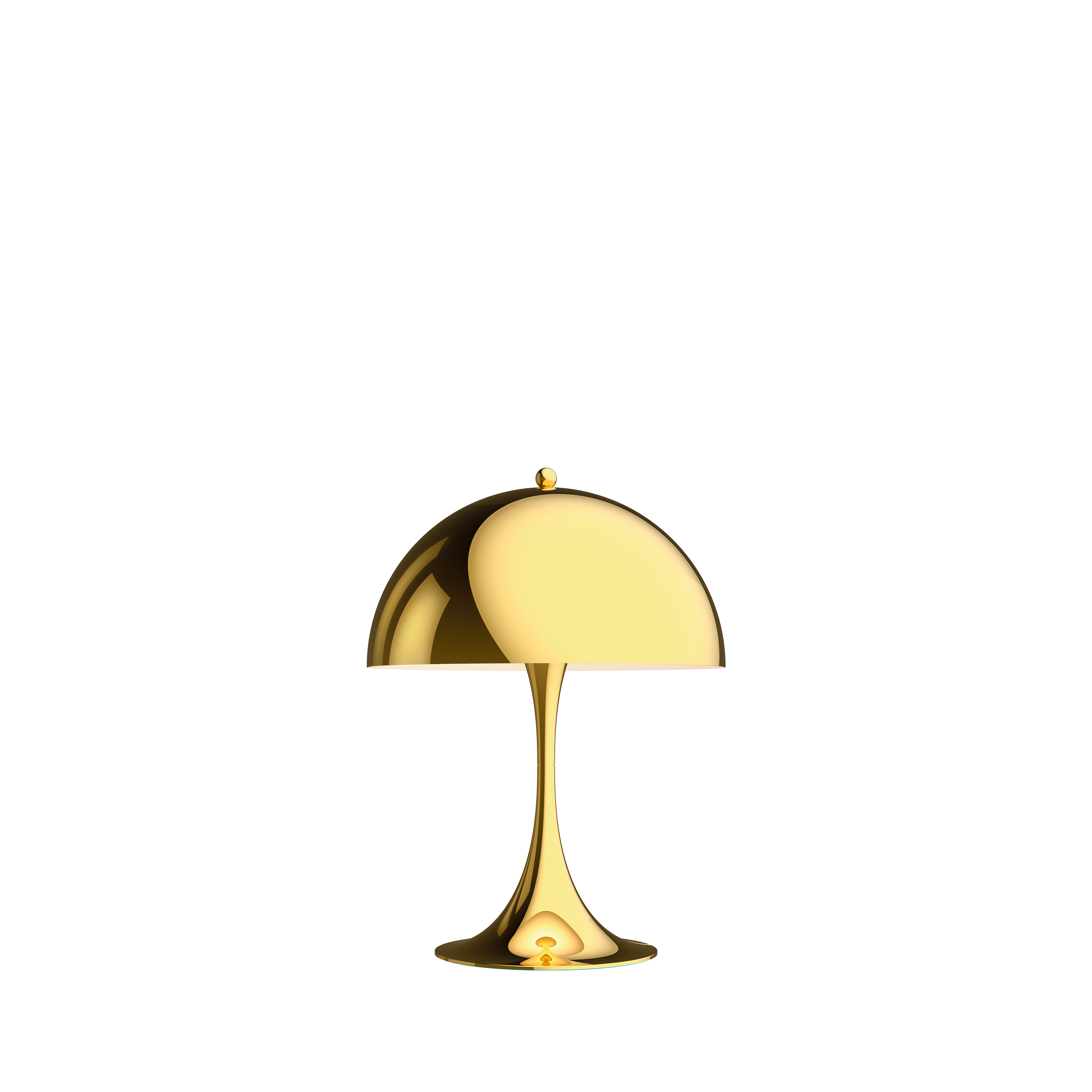 Louis Poulsen Panthella 250 Bordlampe - Messing Metalliseret