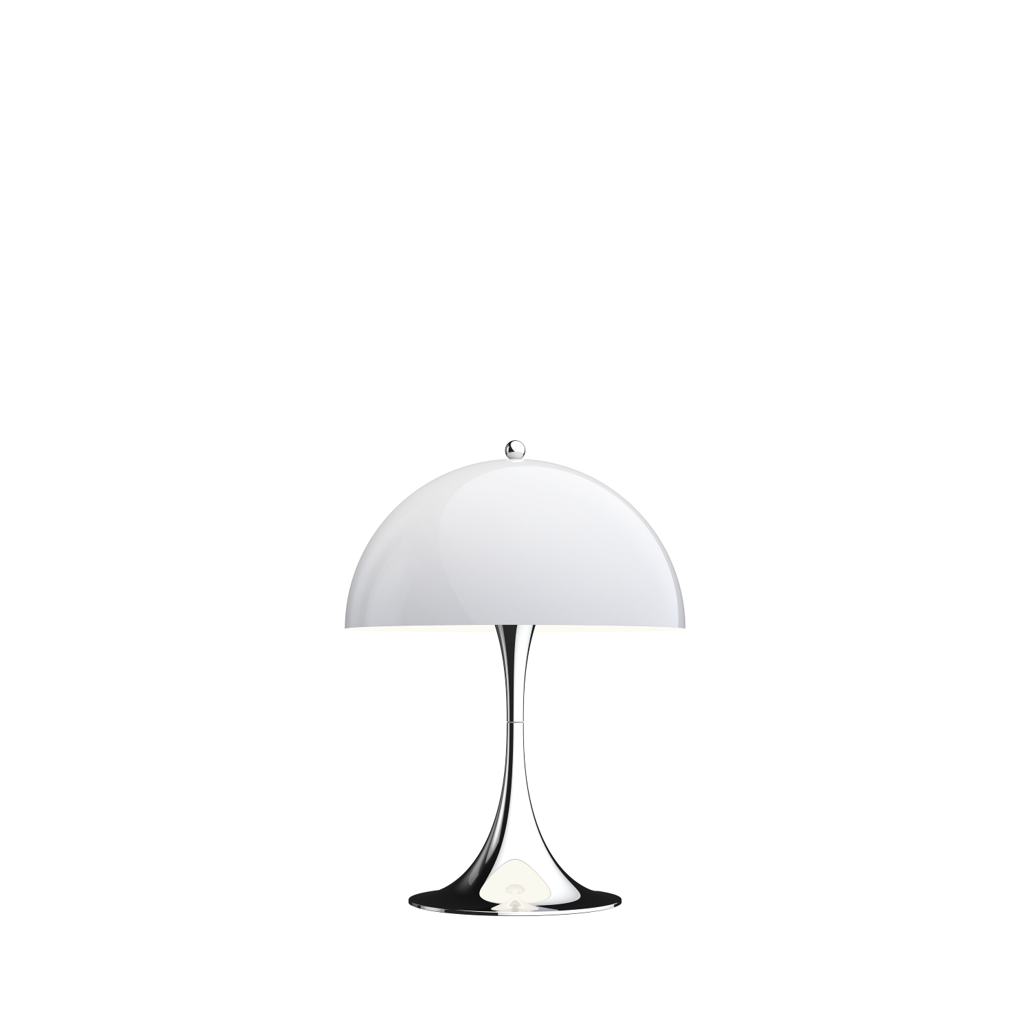 Louis Poulsen Panthella 250 Bordlampe - Grå Opalt Akryl