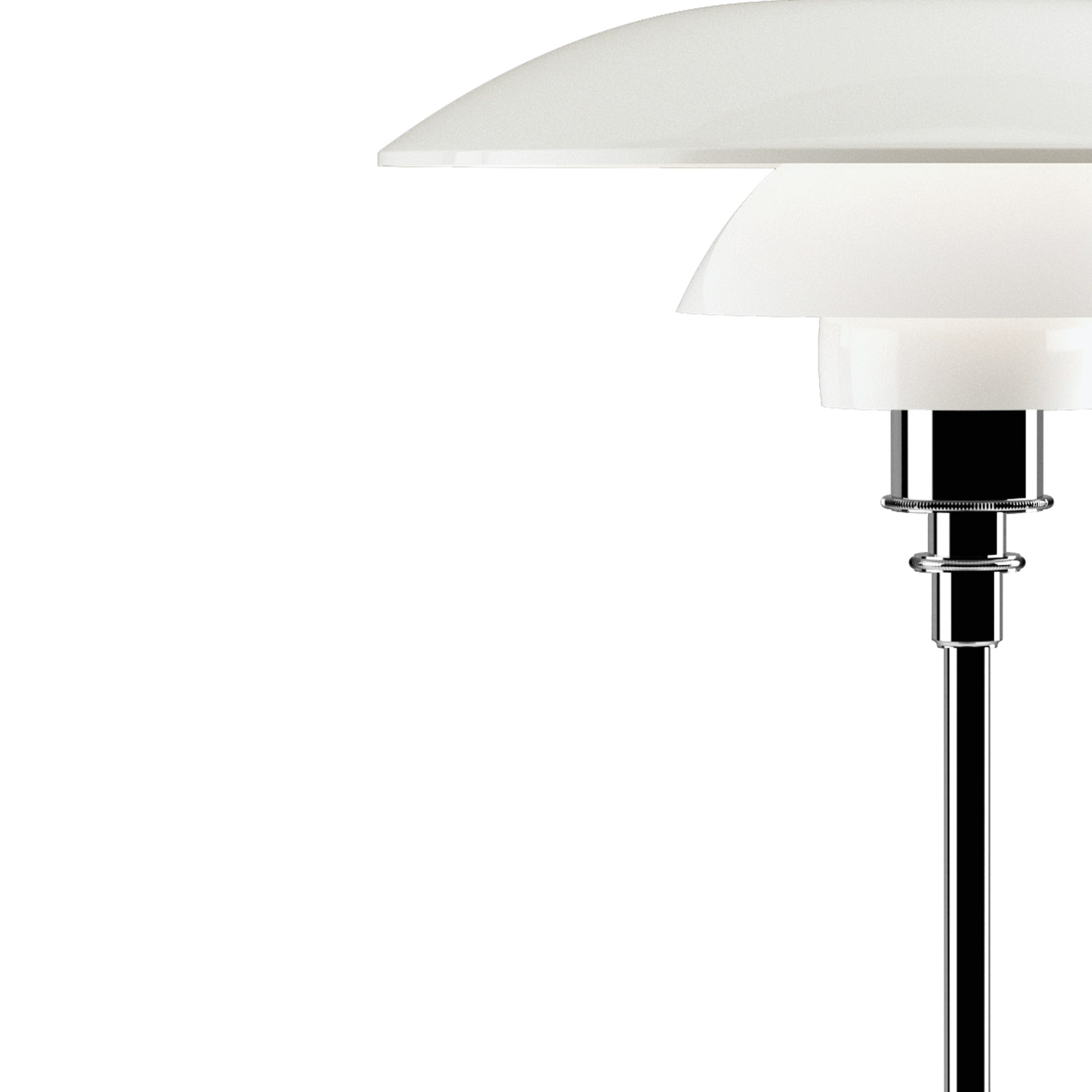Louis Poulsen PH 3½-2½ Bordlampe - Højglansforkromet