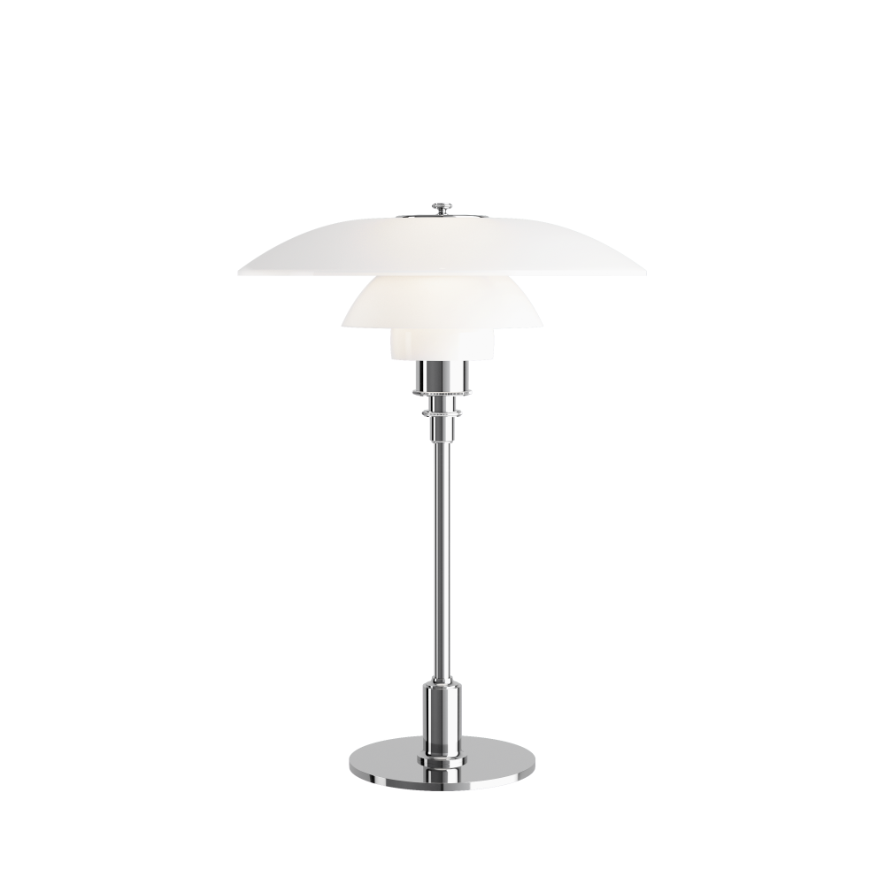 Louis Poulsen PH 3½-2½ Bordlampe - Højglansforkromet