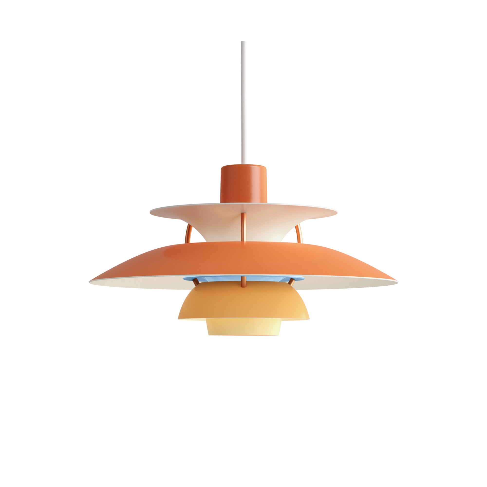Louis Poulsen PH 5 Mini Pendel - Nuancer af Orange
