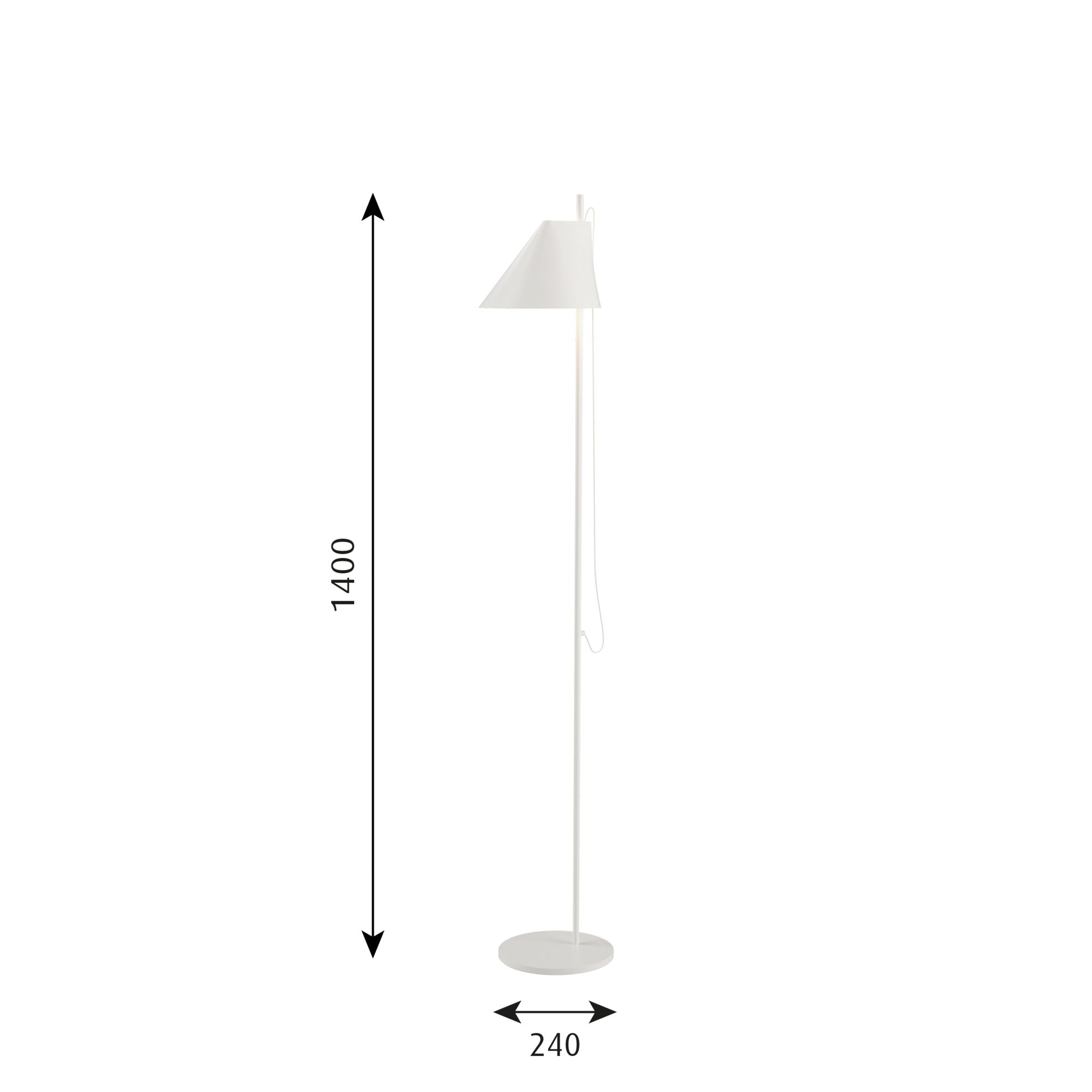 Louis Poulsen YUH Gulvlampe - Hvid