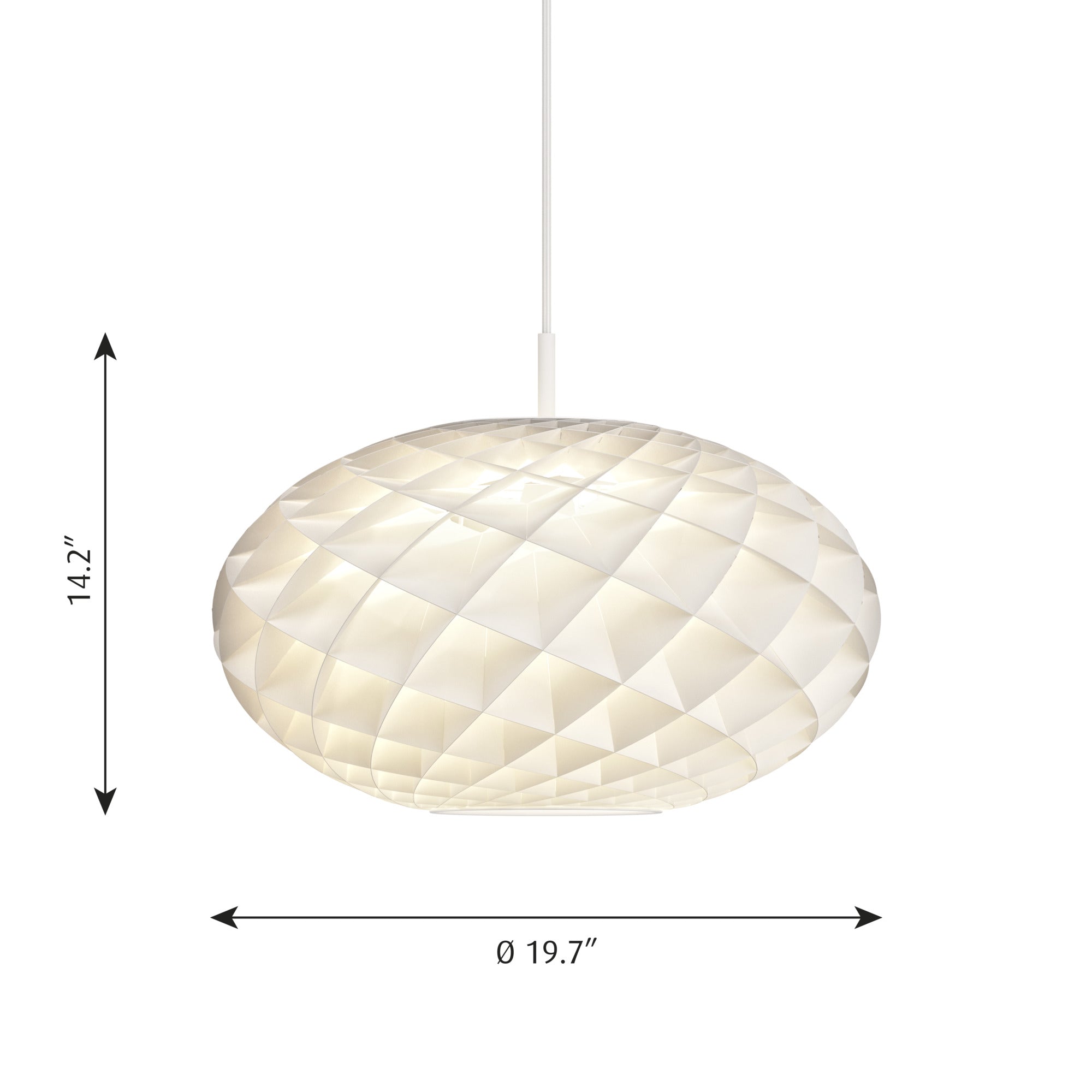Louis Poulsen - Patera Oval pendel - Ø50