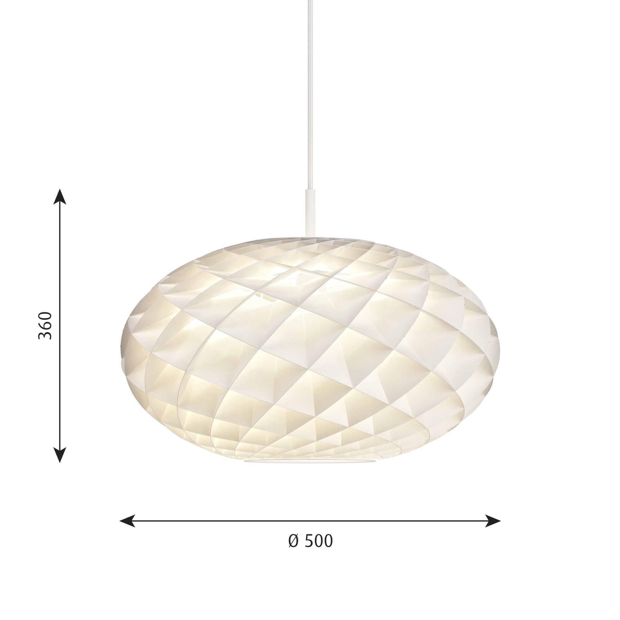 Louis Poulsen - Patera Oval pendel - Ø50