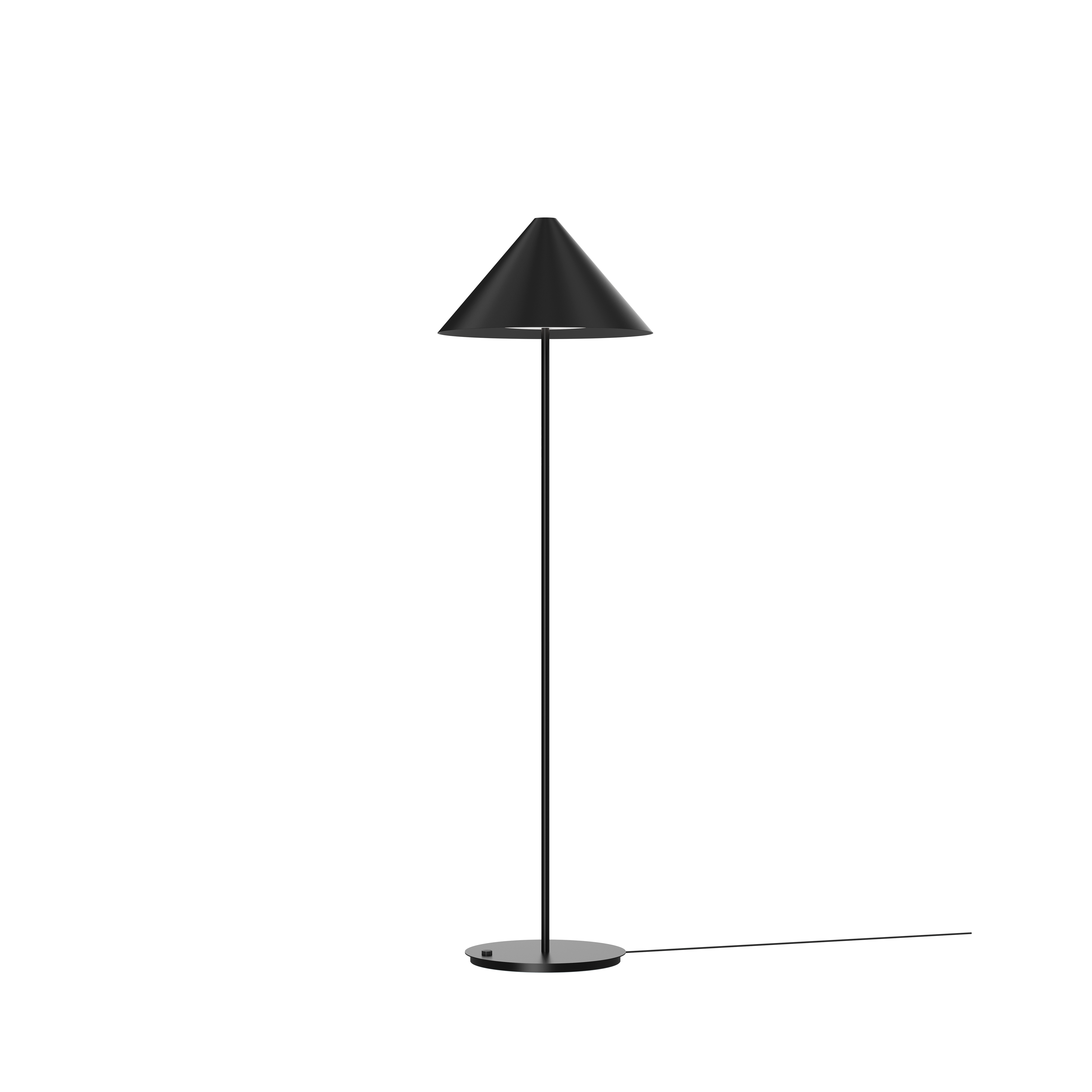 Louis Poulsen Keglen gulvlampe - Sort