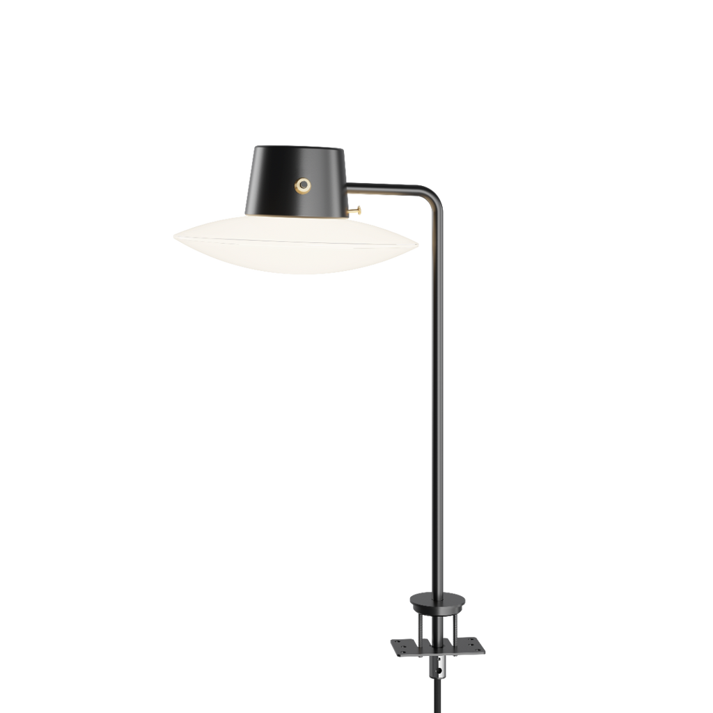 Louis Poulsen AJ Oxford bordlampe - HØJ M/PIND - Opal glas
