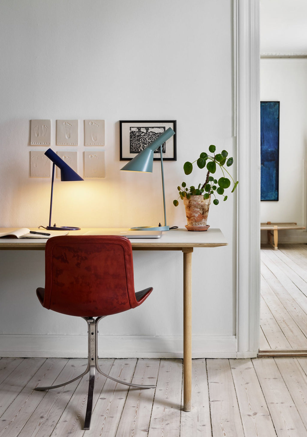 Louis Poulsen - AJ Mini Bordlampe - Hvid