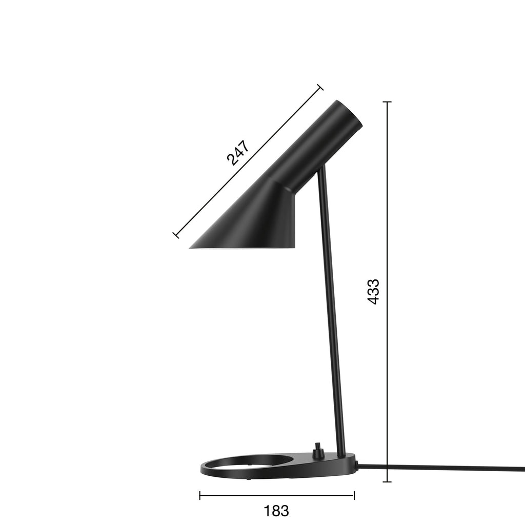 Louis Poulsen - Aj Mini Bordlampe - Sort
