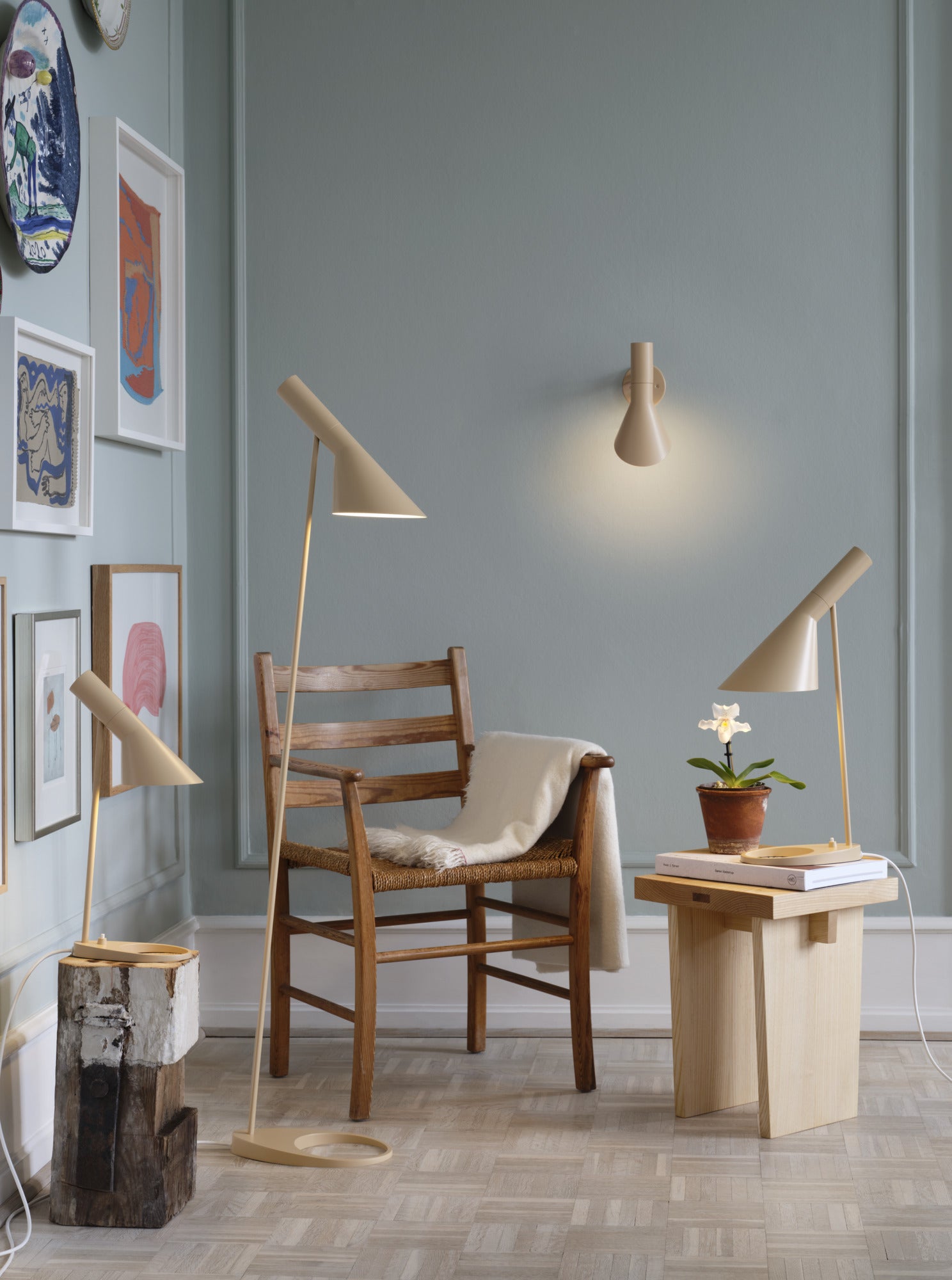 Louis Poulsen - AJ Mini Bordlampe - Warm Sand