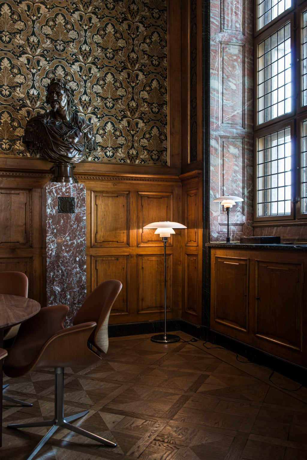 Louis Poulsen - PH 4½-3½ Gulvlampe - Højglansforkromet