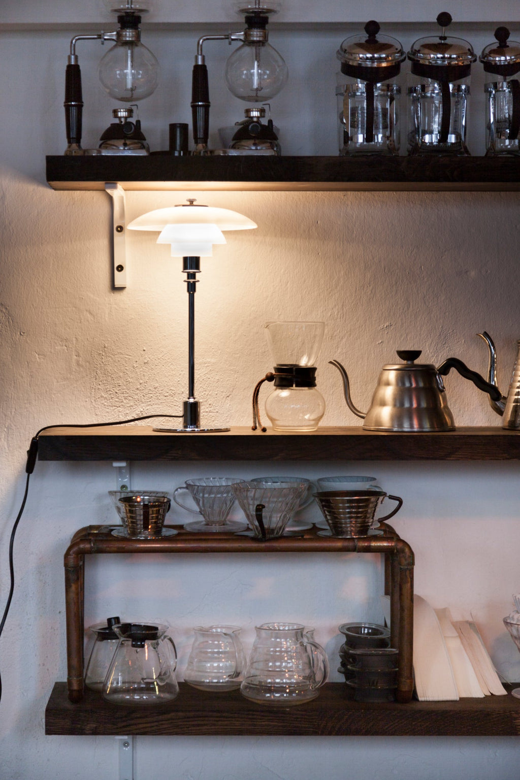 Louis Poulsen PH 2/1 Bordlampe Højglansforkromet