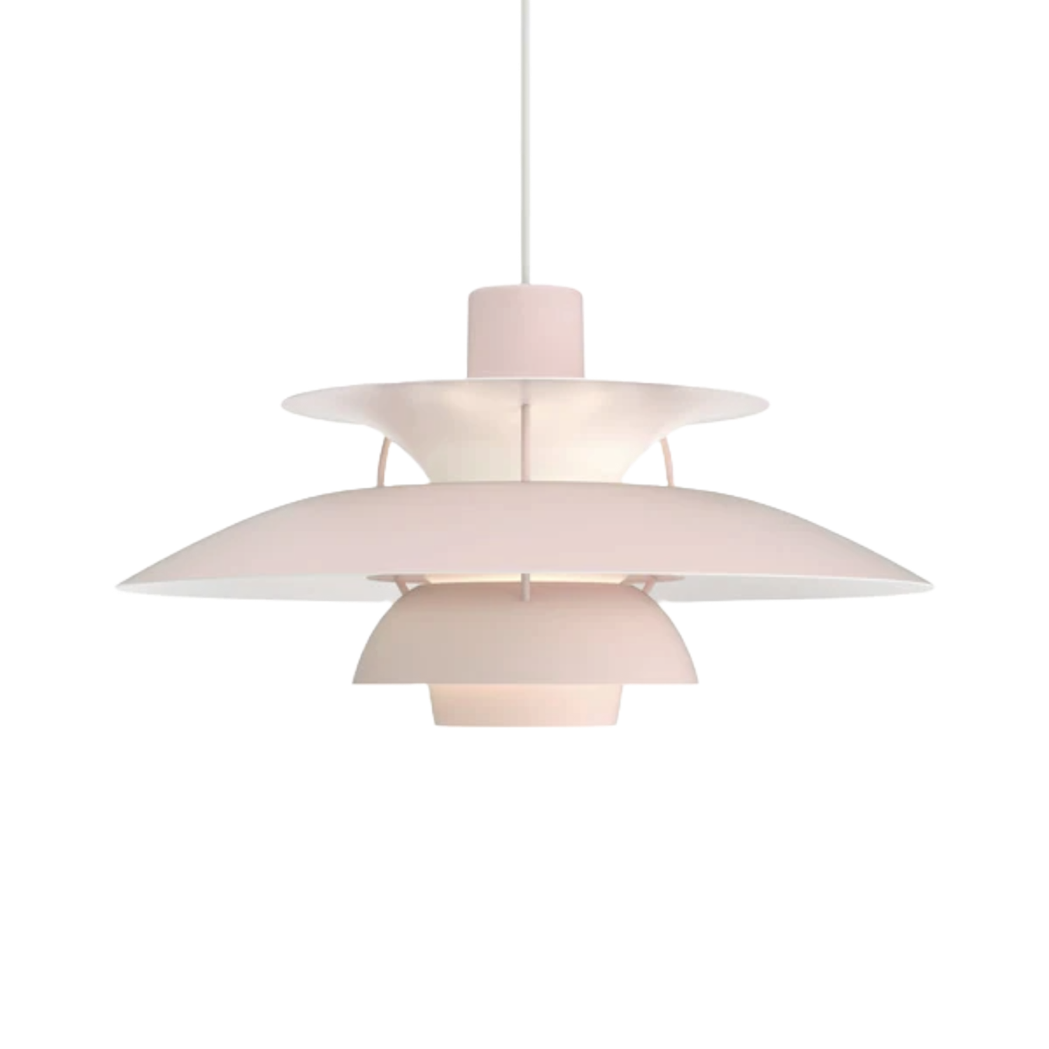 Louis Poulsen Ph 5 pendel - Monokrom - Pale Rose