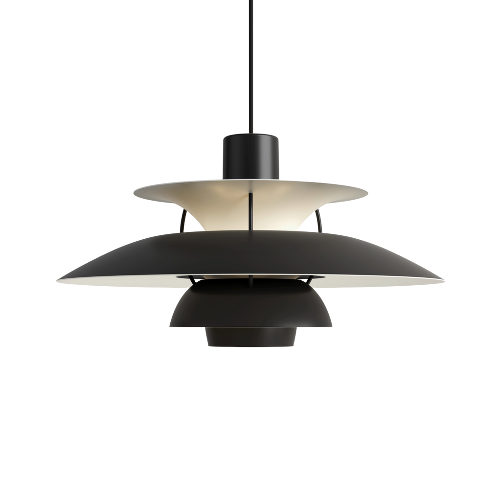 Louis Poulsen PH 5 Pendel - Monokrom Sort