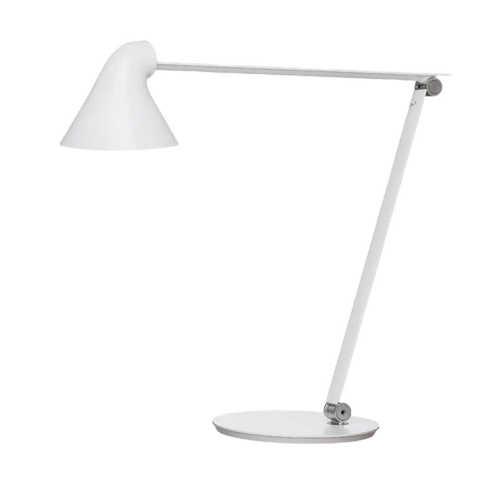 Louis Poulsen NJP Bordlampe m/fod Hvid