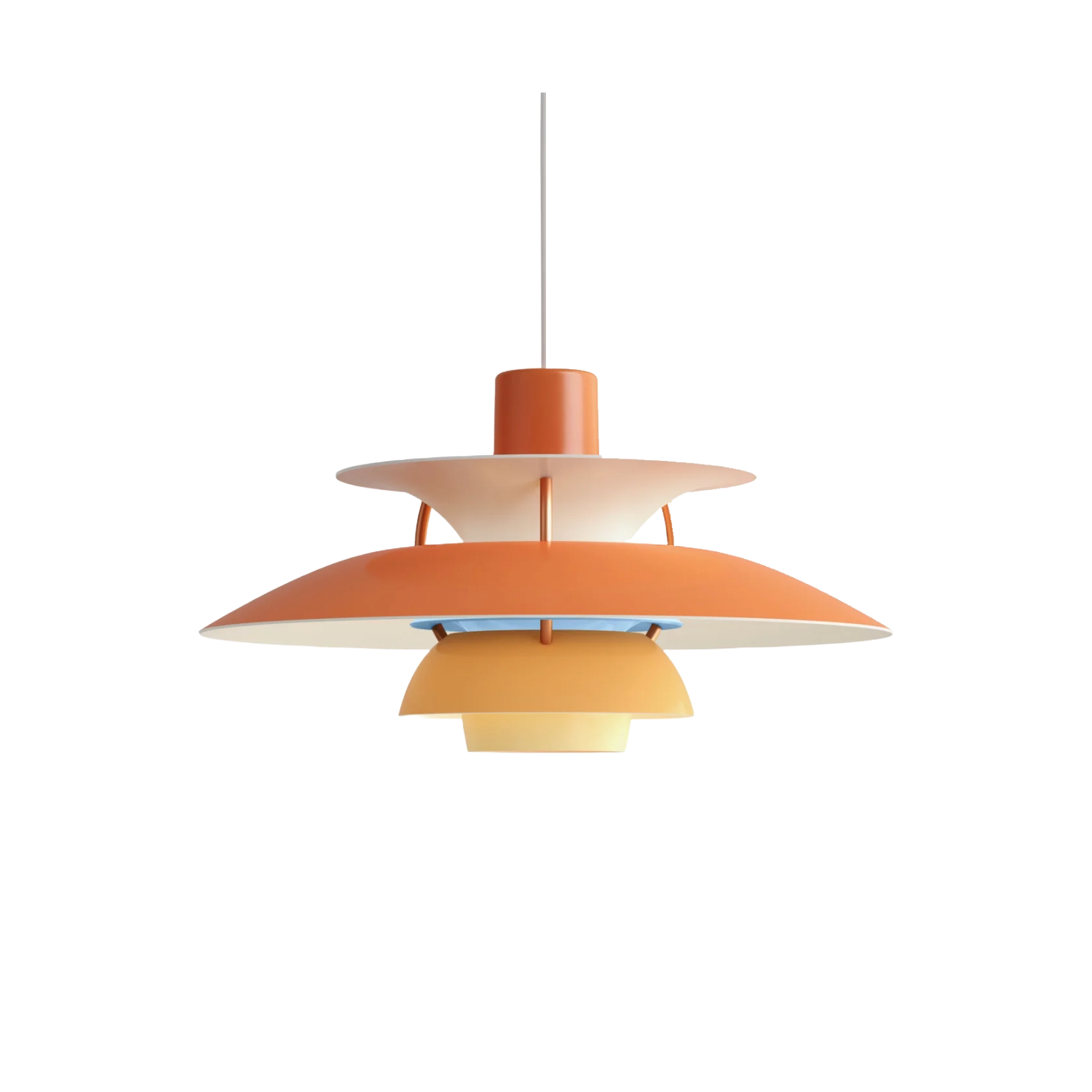 Louis Poulsen PH 5 Mini Pendel - Nuancer af Orange