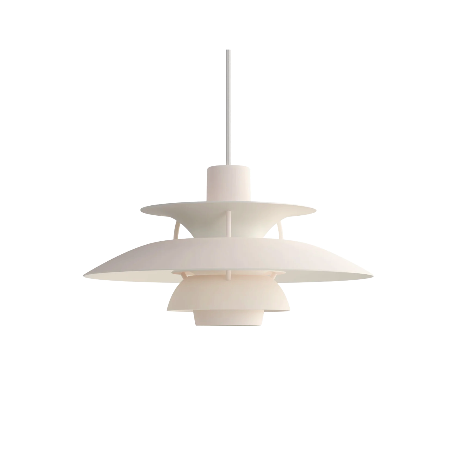 Louis Poulsen PH 5 Mini Monochrome - Pale Blush