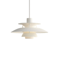 Louis Poulsen PH 5 Mini Pendel - Monokrom Hvid