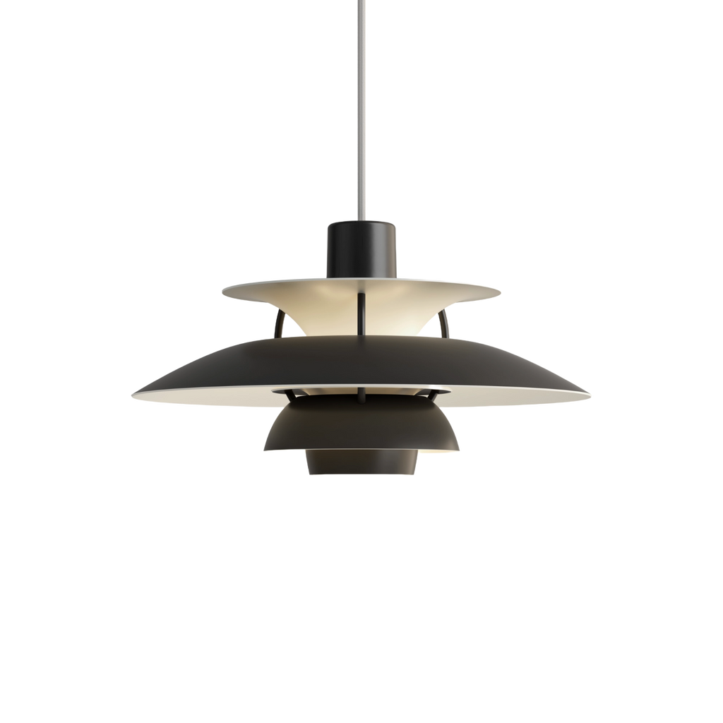Louis Poulsen PH 5 Mini Pendel - Monokrom Sort