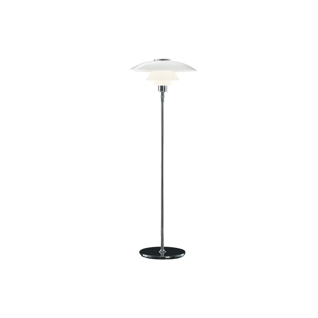 Louis Poulsen - PH 4½-3½ Gulvlampe - Højglansforkromet