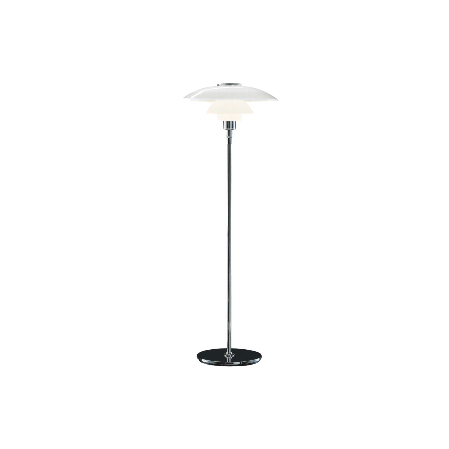 Louis Poulsen - PH 4½-3½ Gulvlampe - Højglansforkromet