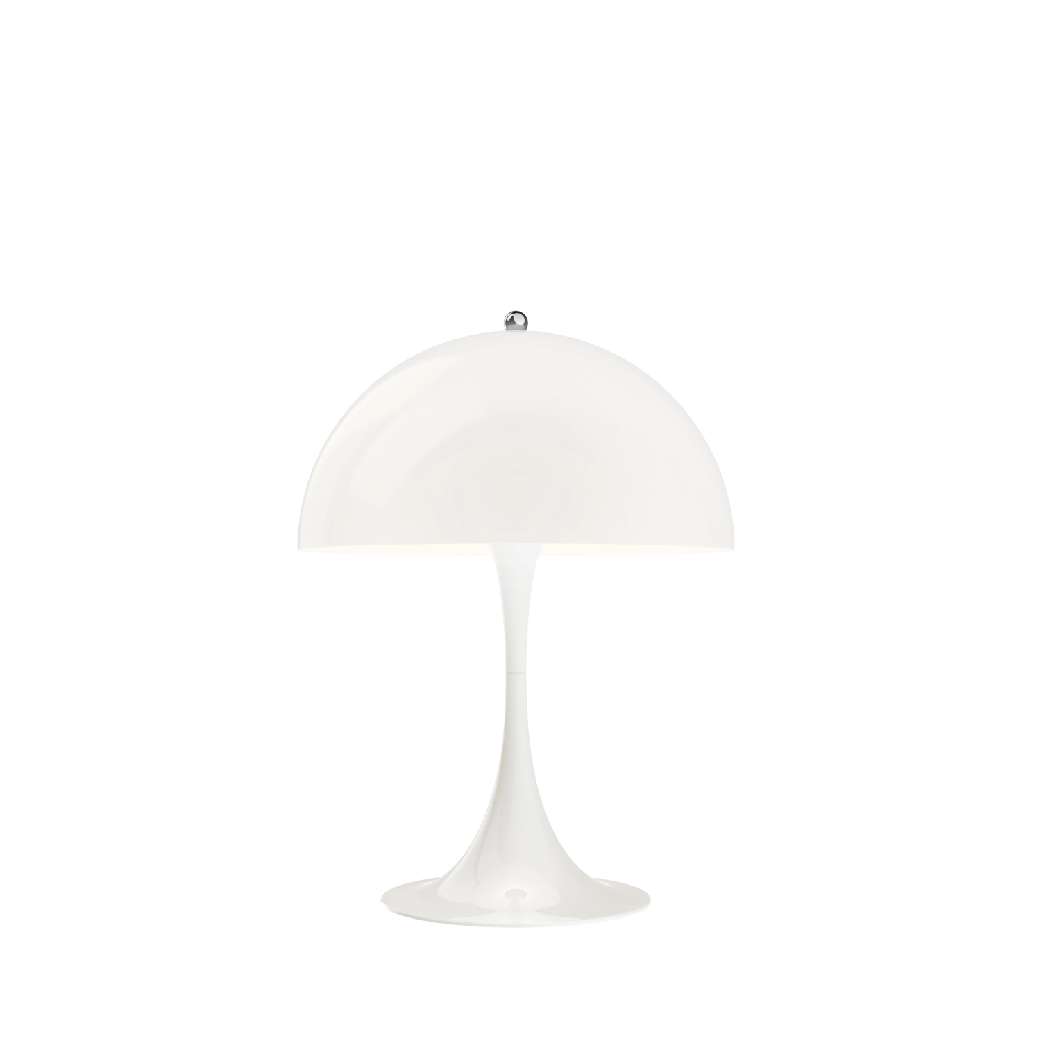 Louis Poulsen - Panthella 320 Bordlampe - Hvid Opalt Akryl