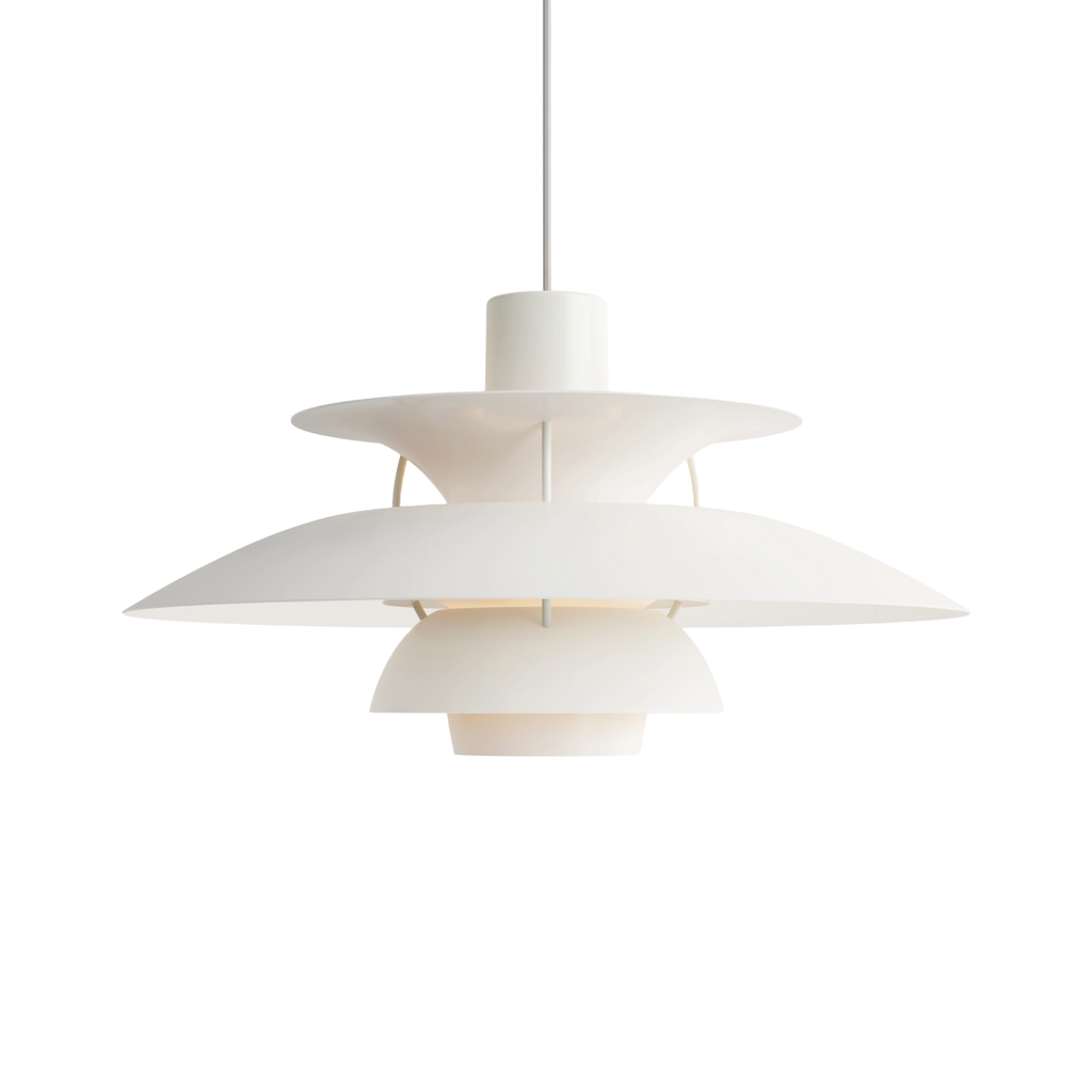 Louis Poulsen PH 5 Pendel - Monokrom Hvid