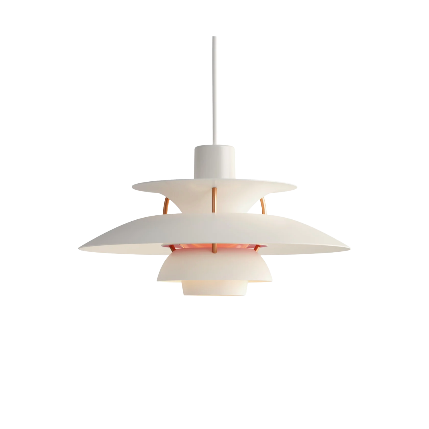 Louis Poulsen PH 5 Mini Pendel - Moderne Hvid