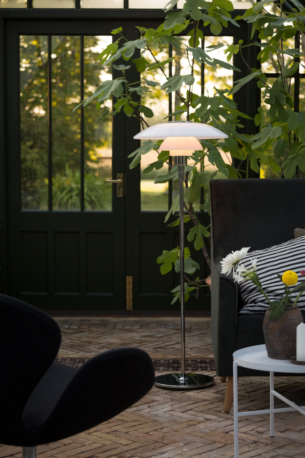 Louis Poulsen - PH 4½-3½ Gulvlampe - Højglansforkromet