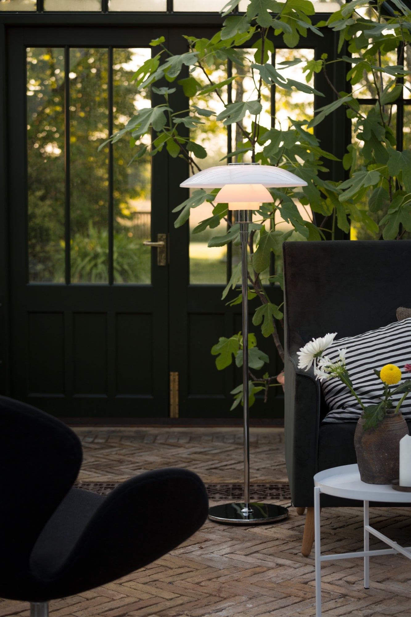 Louis Poulsen - PH 4½-3½ Gulvlampe - Højglansforkromet