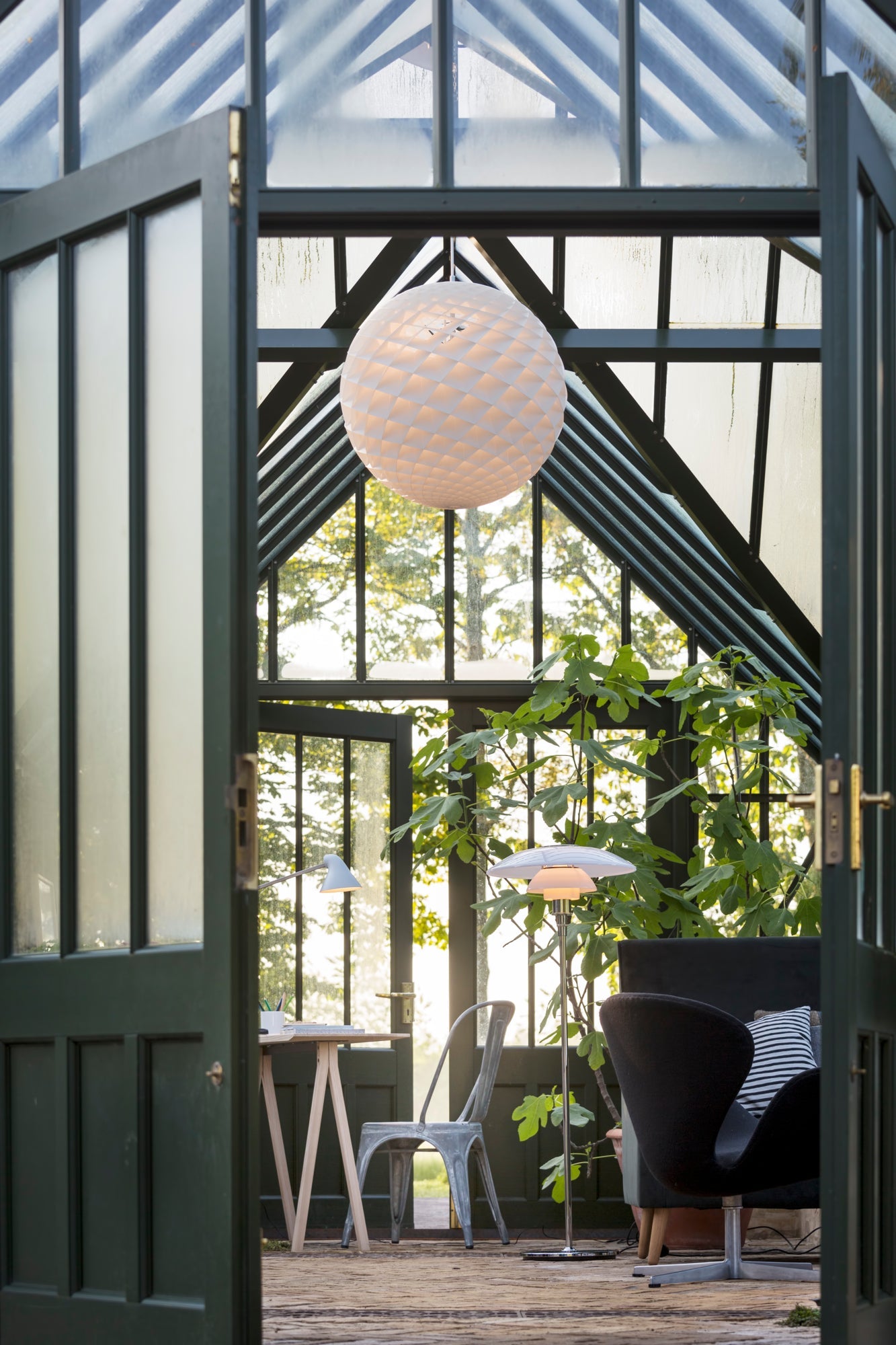 Louis Poulsen - PH 4½-3½ Gulvlampe - Højglansforkromet