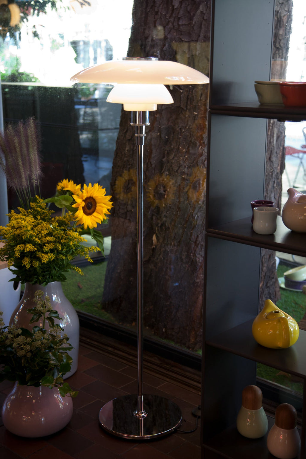 Louis Poulsen - PH 4½-3½ Gulvlampe - Højglansforkromet