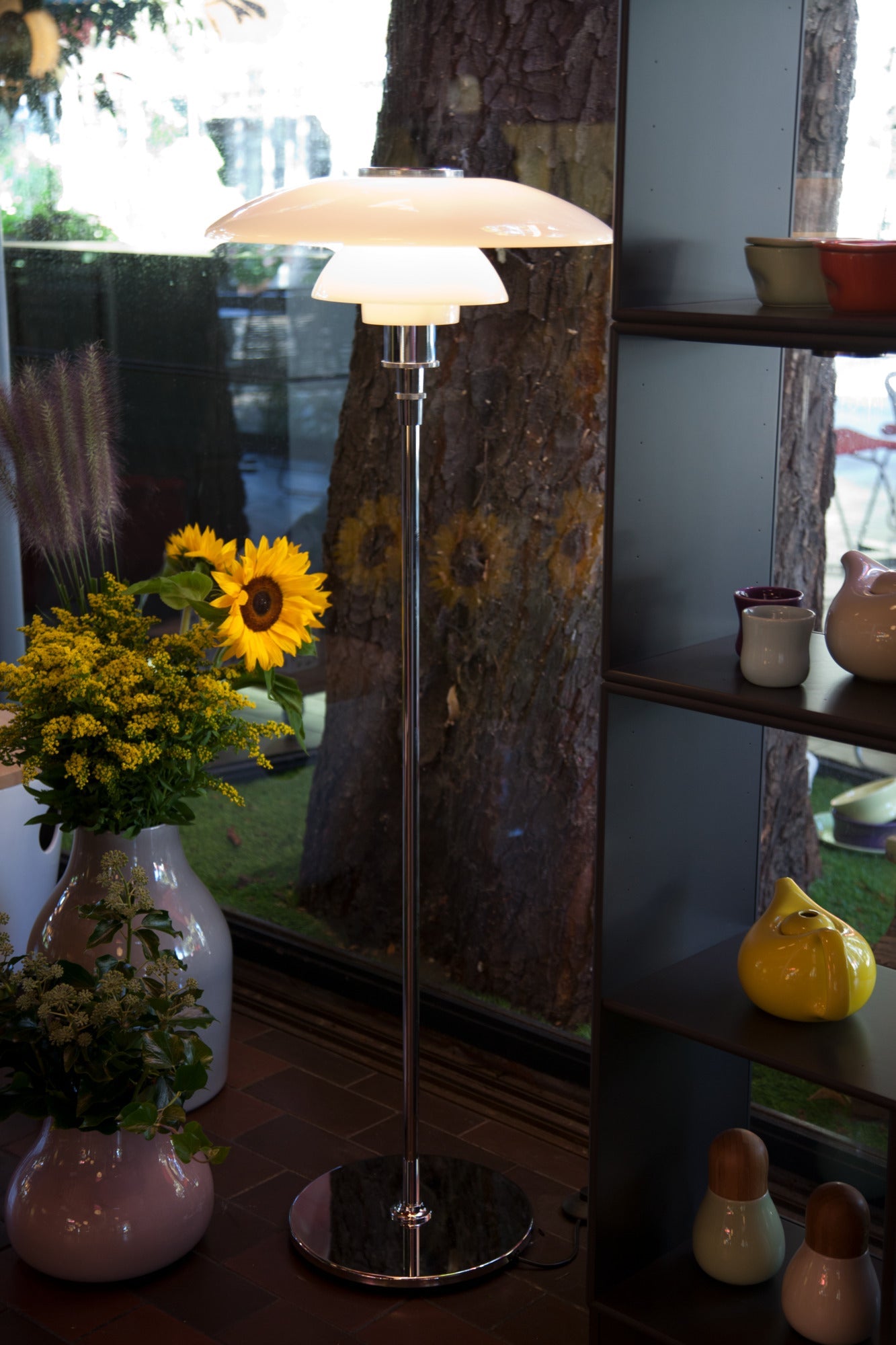 Louis Poulsen - PH 4½-3½ Gulvlampe - Højglansforkromet