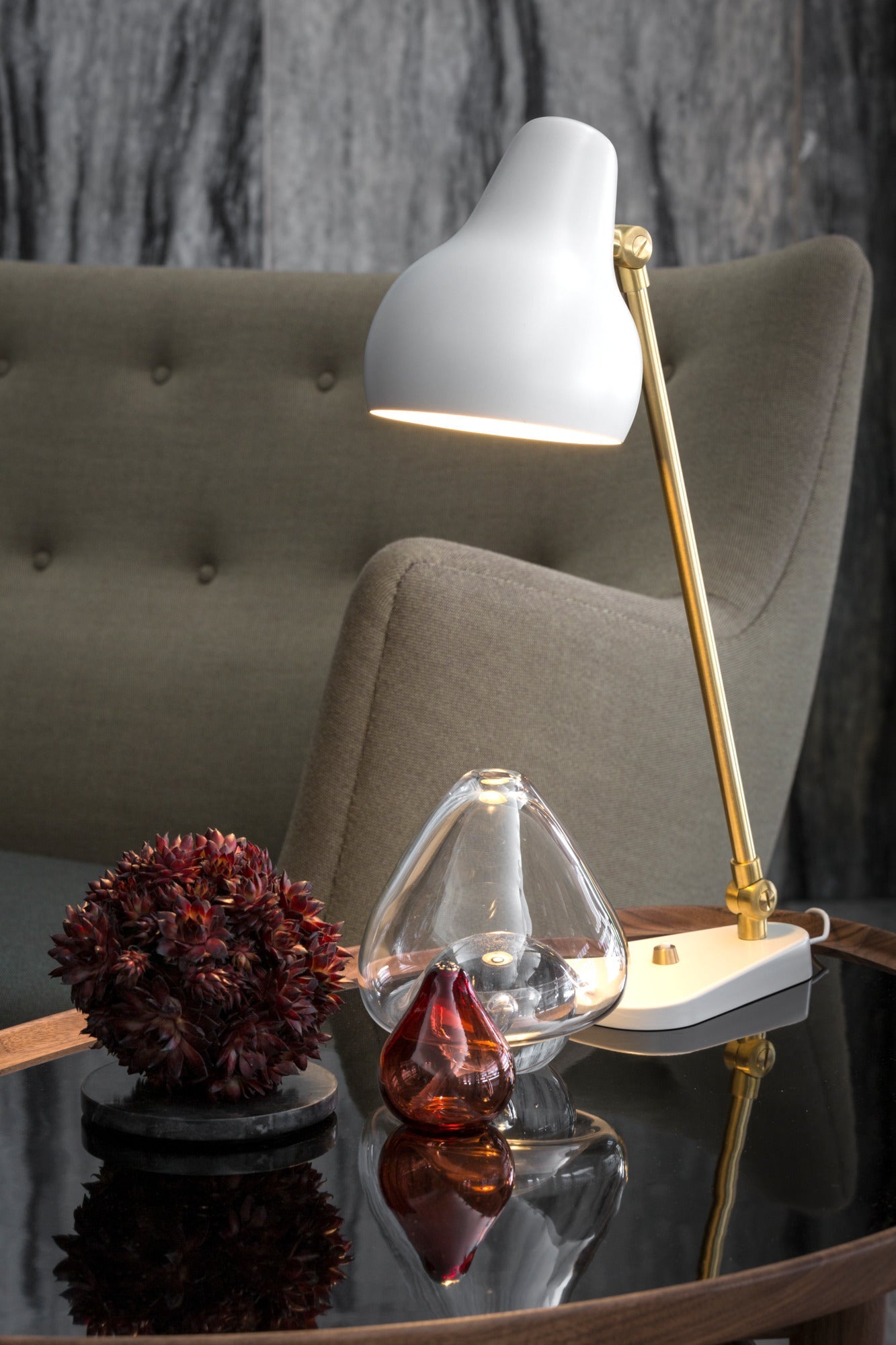 Louis Poulsen - VL38 Bordlampe - Hvid