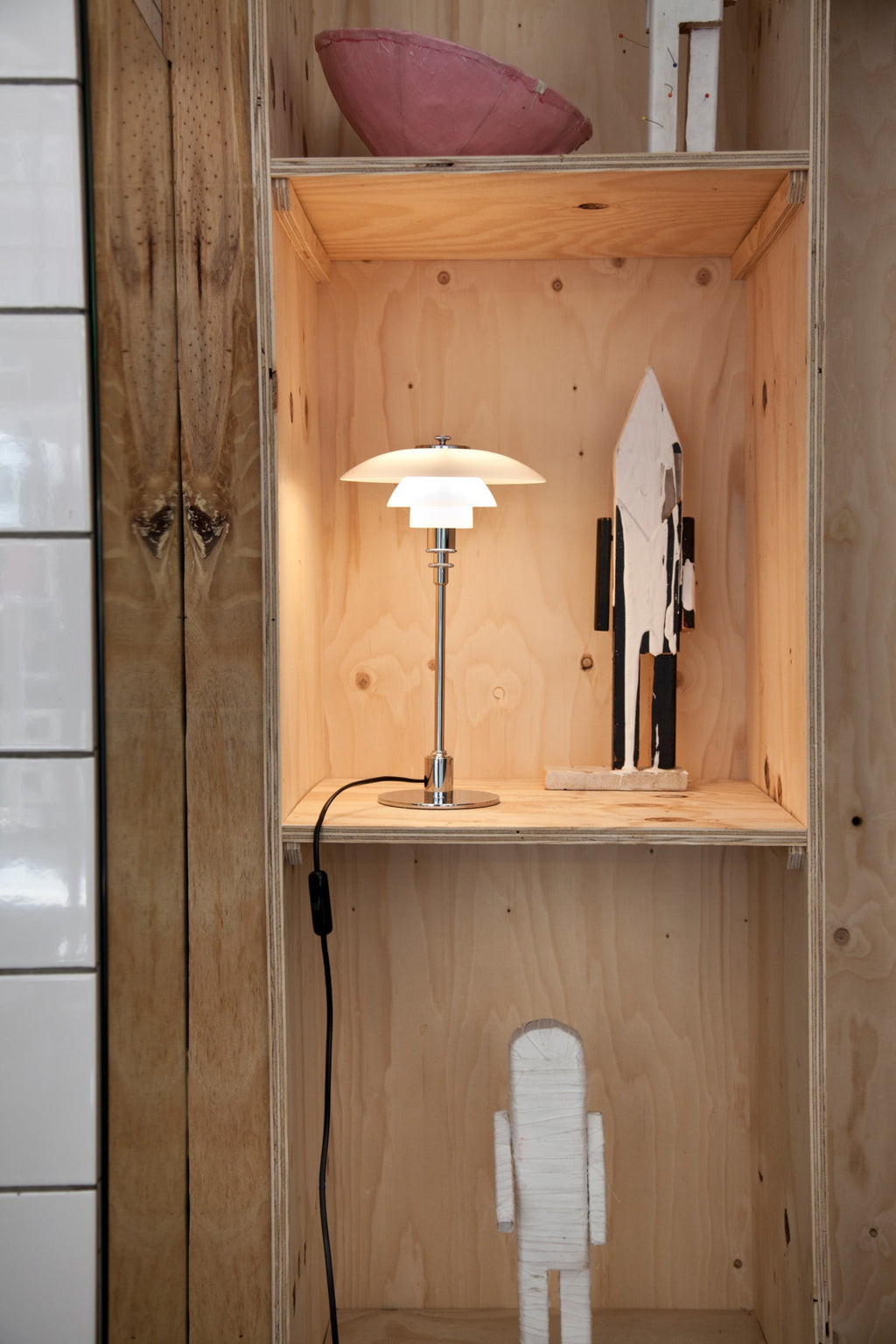 Louis Poulsen PH 2/1 Bordlampe Højglansforkromet