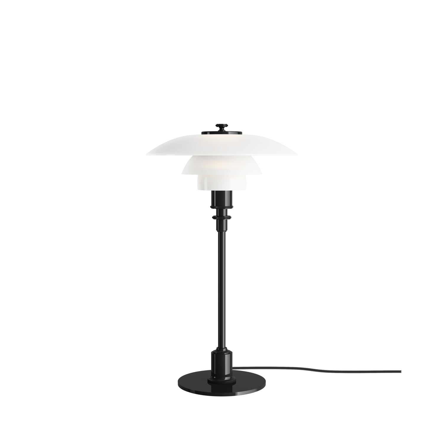 Louis Poulsen PH 2/1 Bordlampe Sort Metalliseret