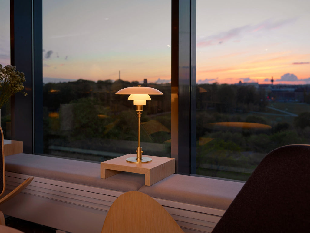 Louis Poulsen PH 3/2 Bordlampe Messing Metalliseret
