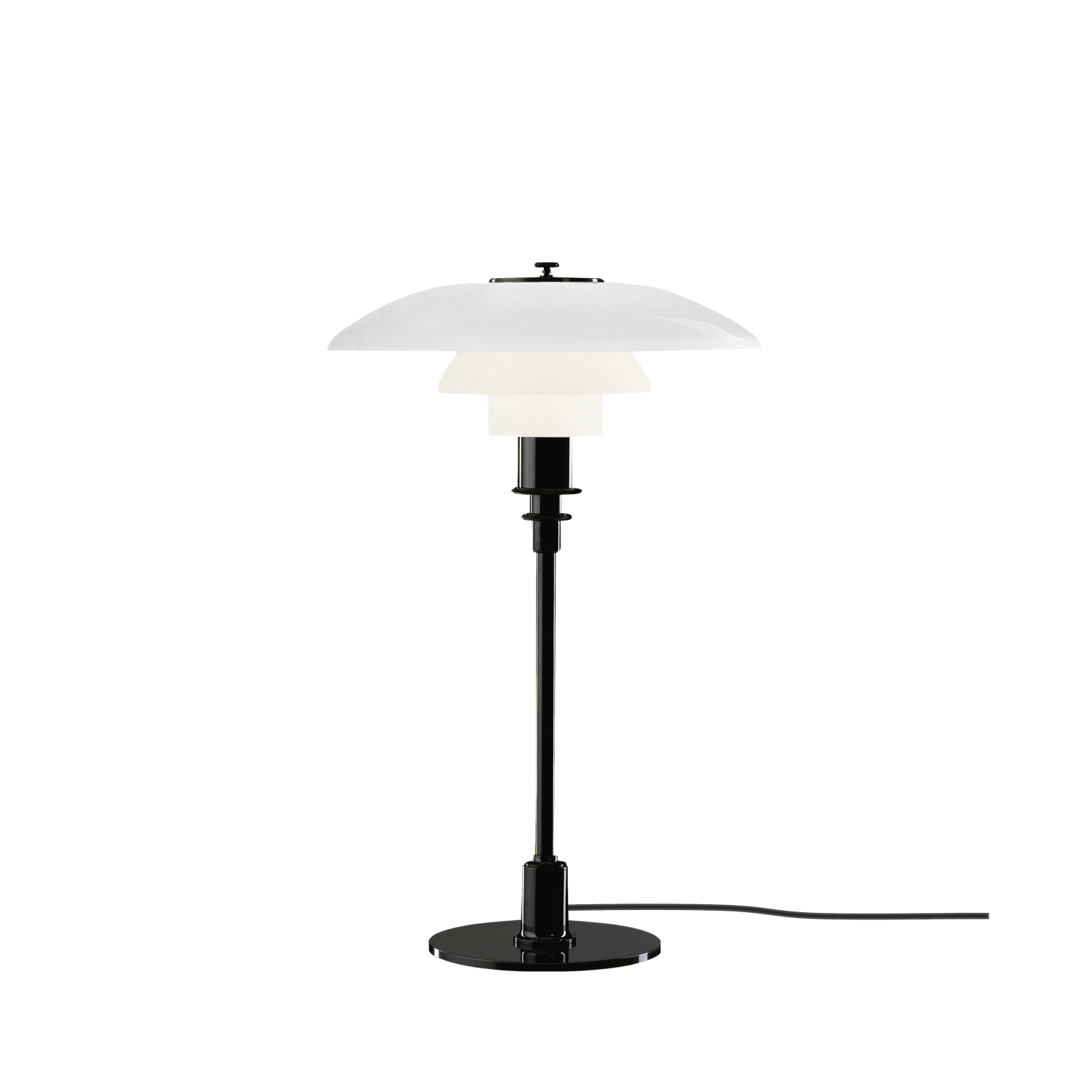 Louis Poulsen PH 3½-2½ Bordlampe Sort Metalliseret