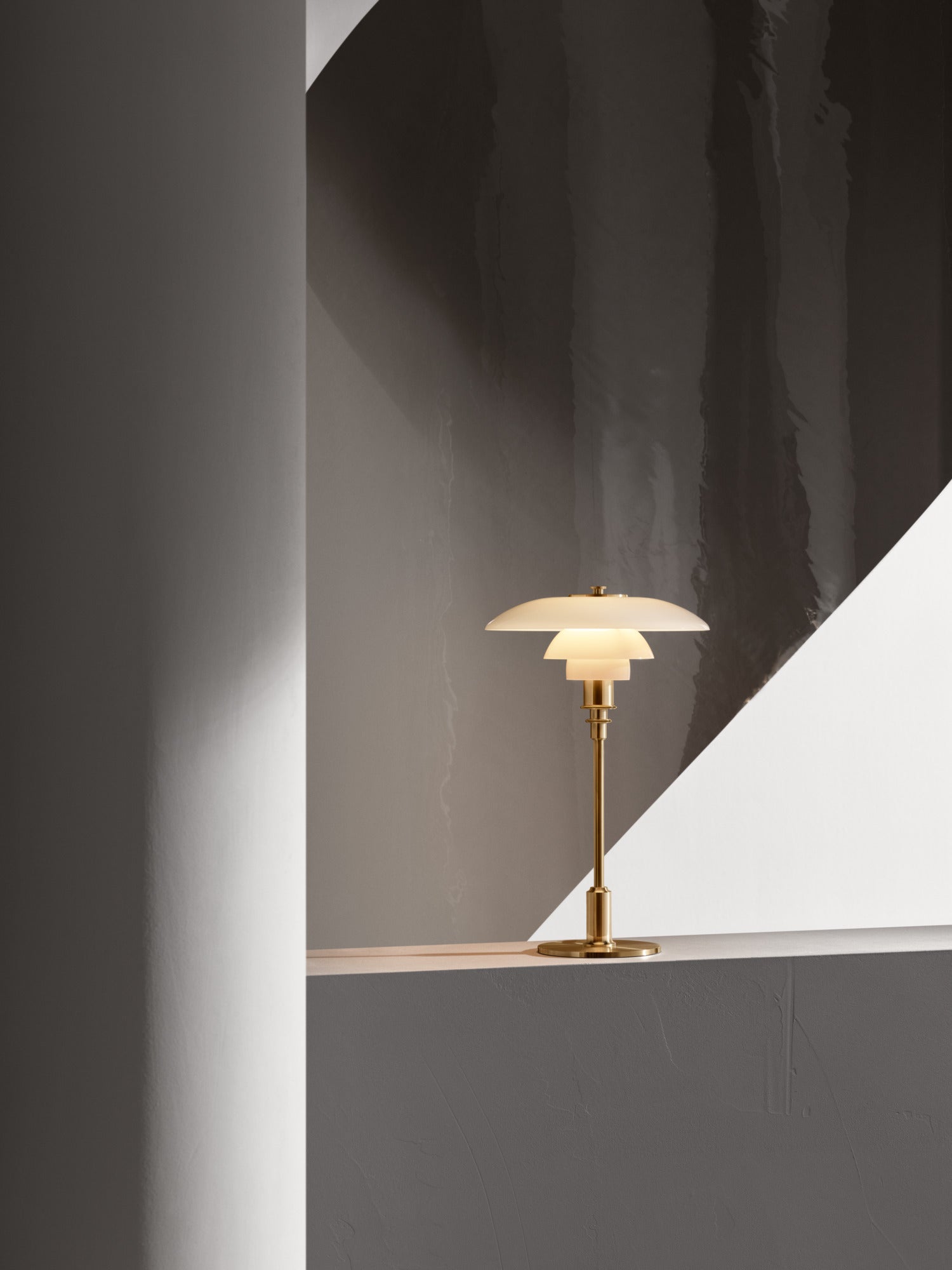 Louis Poulsen PH 3/2 Bordlampe Messing Metalliseret