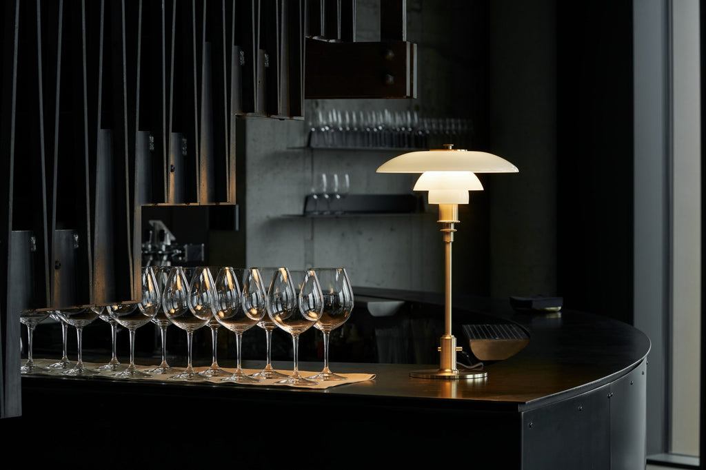 Louis Poulsen PH 3/2 Bordlampe Messing Metalliseret